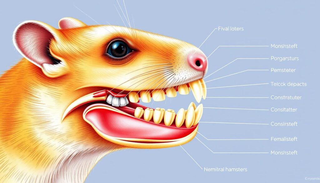 hamster mouth diagram