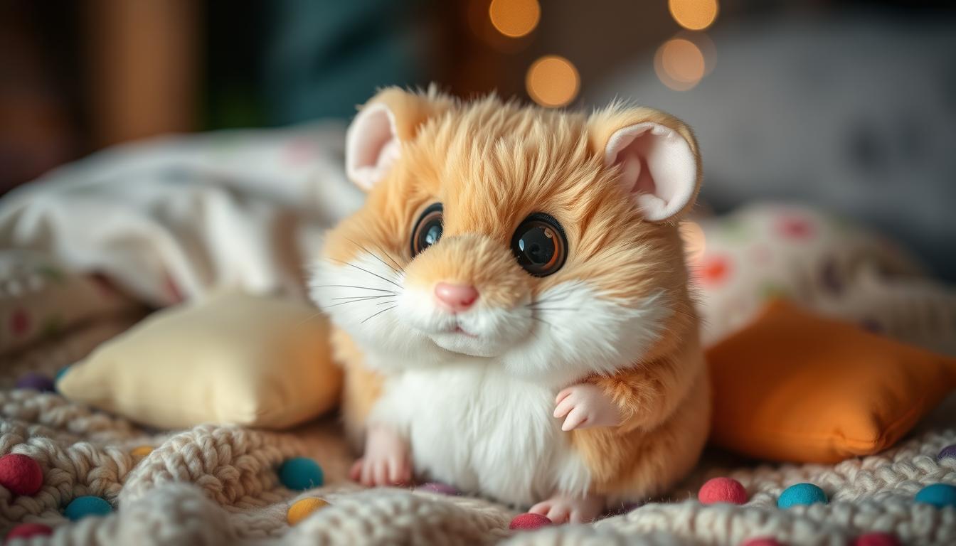 Adorable Hamster Stuffed Toy: Cuddly Companion