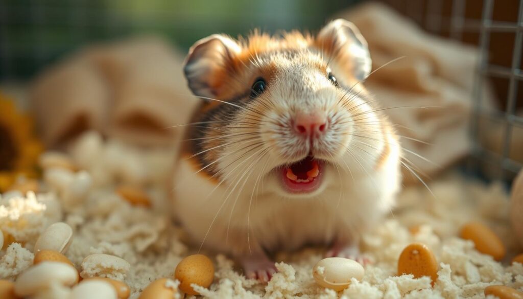 hamster teeth chattering