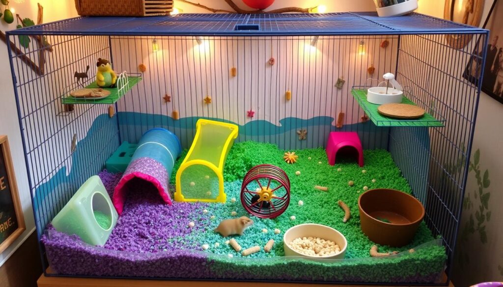 Hamster Cage Setup