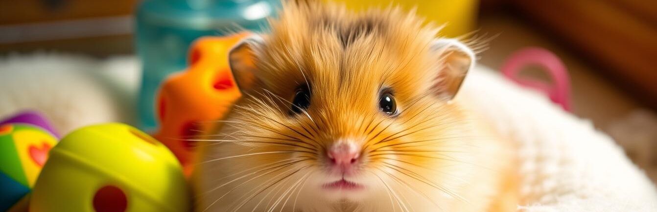 fluffy dwarf hamster