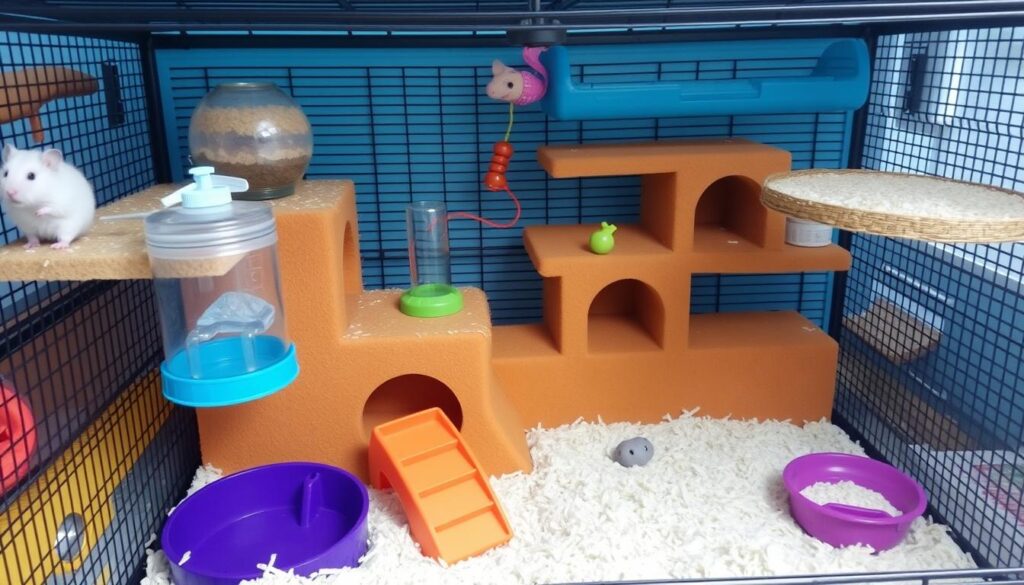 spacious rodent home