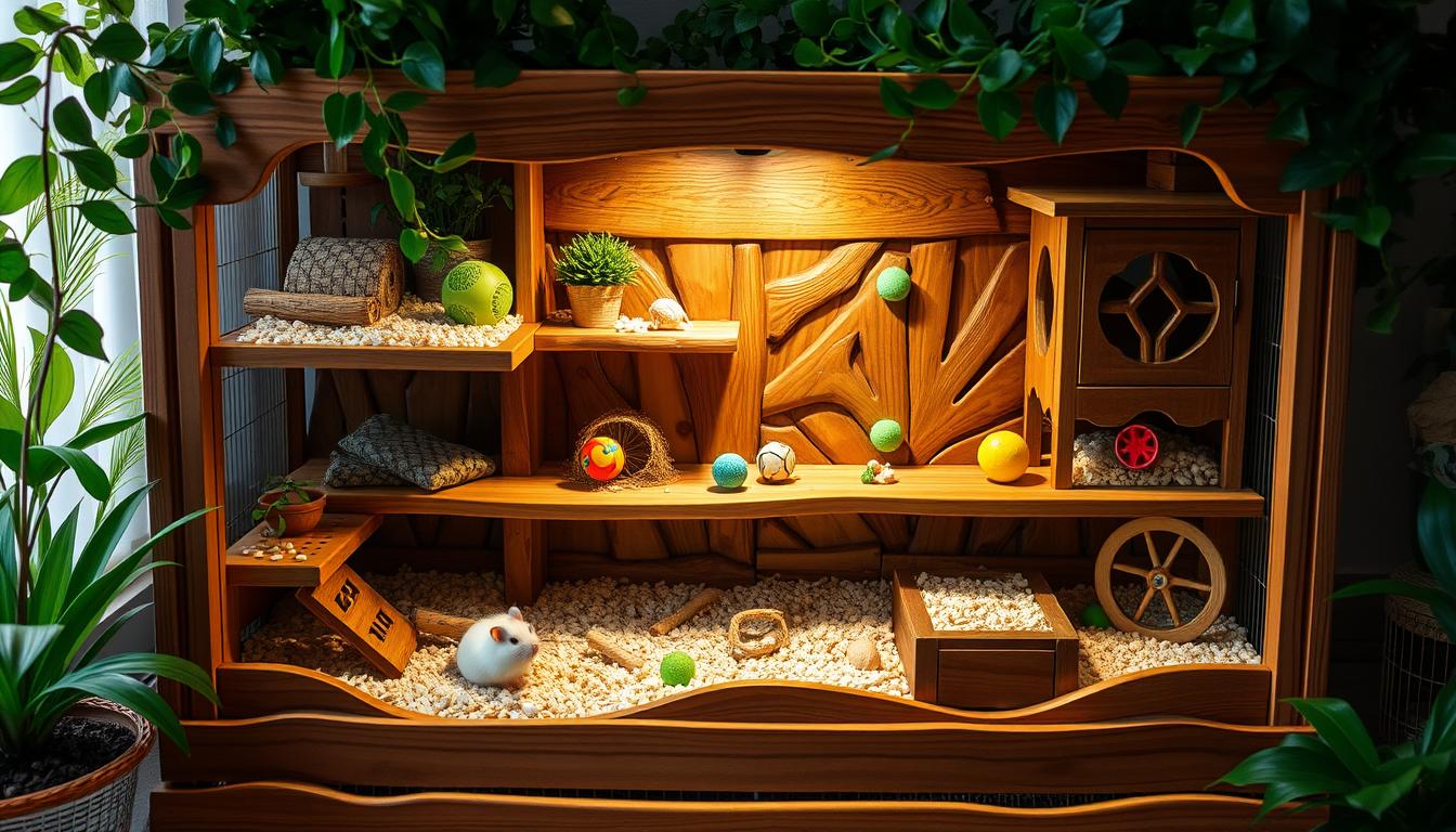 Wooden Hamster Cage: Safe Home for Your Furry Friend