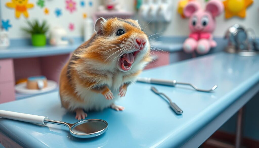 Hamster teeth inspection