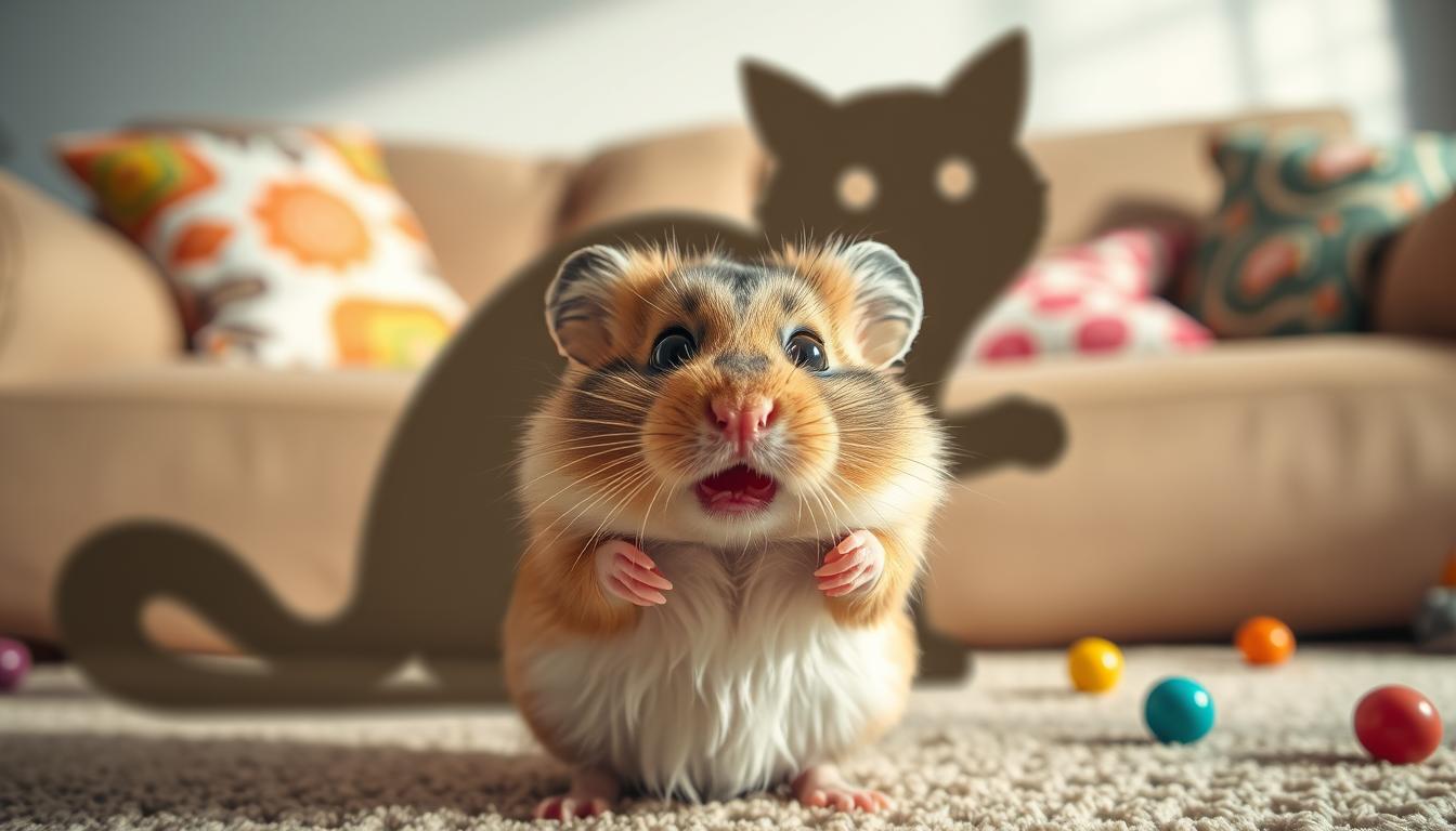 Sad Hamster Meme with Bow: Adorable Pet Expressions