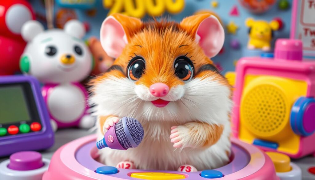 speaking hamster toy features